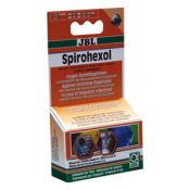 JBL Spirohexol - лекарство против луночных болезней: гексамитоз и спиронуклеоз, 20 таблеток на 400 л (JBL1003700)