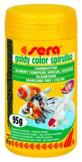 Sera goldy Color Spirulina (Sera голди колор спирулина) гранулы 250 мл - питательный особенно легко усвояемый корм для всех золотых рыб (s-0882)