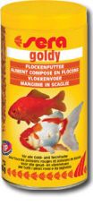 Sera goldy (Sera голди) хлопья 100 мл - хлопьевидный корм для золотых рыбок (s-0840)